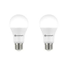 Ecosmart 100 Watt Equivalent A19 Dimmable Energy Star Led Light Bulb Daylight 2 Pack