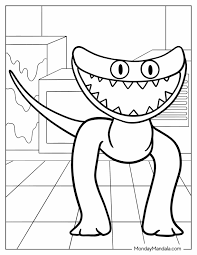 20 rainbow friends coloring pages free