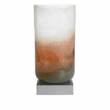 michael aram torched glass vase large
