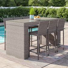 Shop this collection (120) exclusive. Sol 72 Outdoor Rochford 7 Piece Bar Height Pub Table Set Wayfair