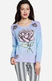 Minkpink Dreaming Rose Sweater