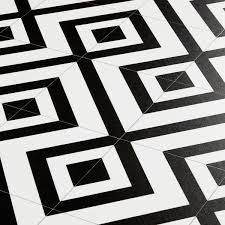 geometric vinyl flooring roll black