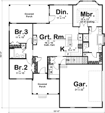 3 Bedrm 1537 Sq Ft Country House Plan