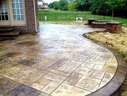 Stamped Concrete Patio Pool Deck