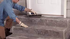 how to repair concrete steps and walks