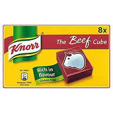 The beef cubes you see in the grocery store are almost always beef broth. Knorr Beef Stock Cubes 8 X 80g Amazon De Lebensmittel Getranke