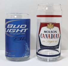 can style glass molson canadian beer