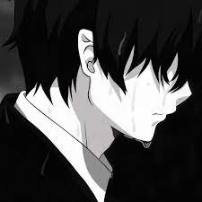 Emo boy anime love pictures. Sad Anime Boy Wallpaper Black And White
