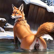 Furry Fox With Anatomically Correct Genitals | Yiff-party.com