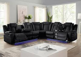 orion power reclining sectional w