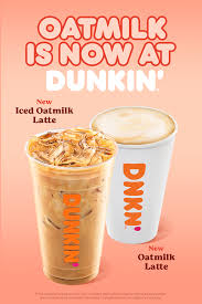They both serve breakfast, selling donuts and coffee, with one difference: Oatmilk Is Now At Dunkin Dunkin Donuts Iced Coffee Dunkin Donuts Coffee Drinks Ice Coffee Recipe