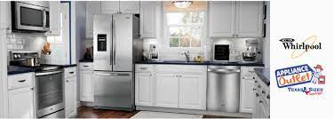 Kitchen remodeling ideas with white appliances. Appliance Outlet Texas Houston Tx