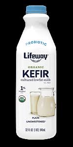 organic plain lowfat kefir lifeway kefir