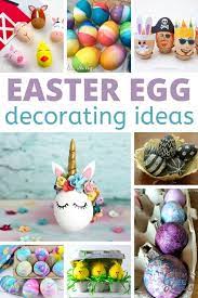 Use wax, rubber bands, ribbon, and stencils to customize masked designs. Easter Egg Decorating Ideas How Wee Learn