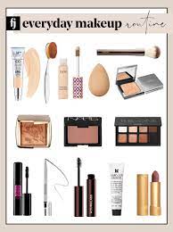 my simple makeup routine a graphic