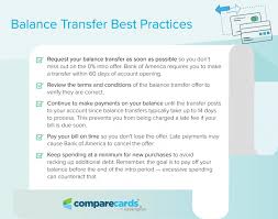 Use this calculator to see how much money you might be able to save with a top balance transfer card. How To Do A Balance Transfer With Bank Of America Comparecards