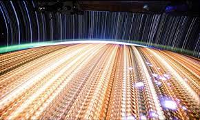 Time Lapse Video Shows Star Trails And City Lights Streaking From Space gambar png