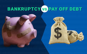 pay off debt or declare bankruptcy