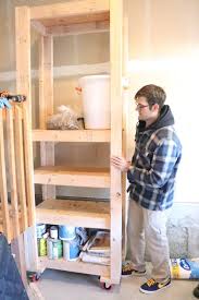 how to build an easy diy garage shelf