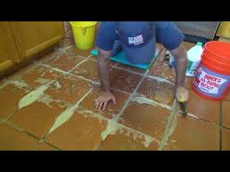 best way to clean mexican clay tiles