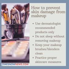here is how makeup can harm your skin