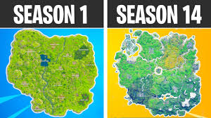 Leaderboards for all current and historic competitive fortnite tournaments. Evolution Of The Entire Fortnite Island Season 1 Season 14 Youtube