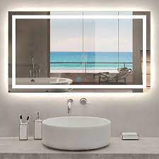 Large Bathroom Wall Mirror With Led