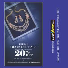 diamond jewellery ads template free