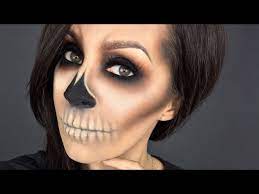 easy skull l halloween makeup tutorial