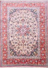 isfahan carpet in wool signed serafian