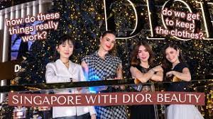 singapore with dior beauty camille co