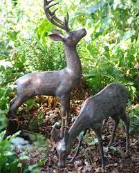 Woodland Stag Or Deer Garden Sculpture