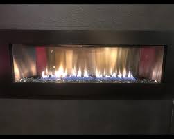 pilot light on the gas fireplace