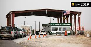 border patrol closes checkpoints as
