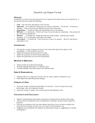Lab Report Format Doc Environmental Science Lessons Science