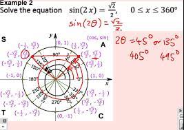 2 Solving Trigonometric Equations In A