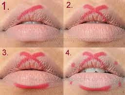 tutorial how to apply red lipstick