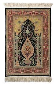 small turkish hereke rug in pure silk