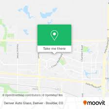 Denver Auto Glass By Bus Or Train