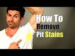 how to remove yellow armpit stains