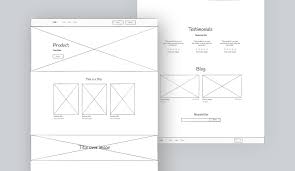wireframe template web