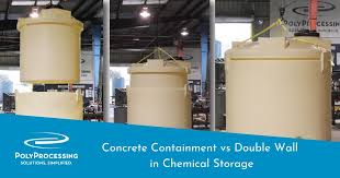 concrete containment vs double wall in