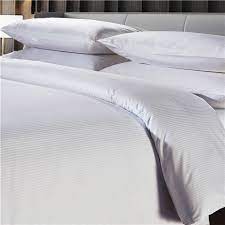 hotel satin stripe bed sheets ilinen