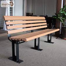 Garden Bench Wood Plastic Outdoor Bench