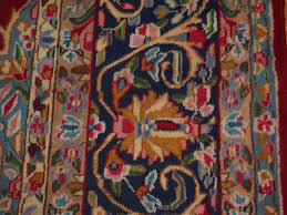 persian kerman overall semi antique red