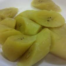 boiled ripe plantain and nutrition facts
