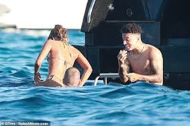 256 x 400 jpeg 16kb. Jadon Sancho Looks Cosy With A Mystery Stunner During Ibiza Yacht Trip Daily Mail Online