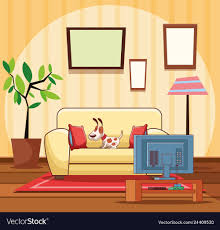 home living room interior royalty free