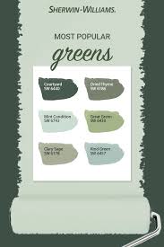 green paint colors sherwin williams