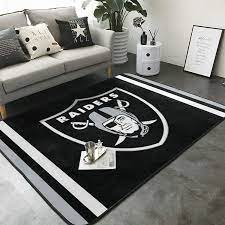 las vegas raiders rugs living room anti